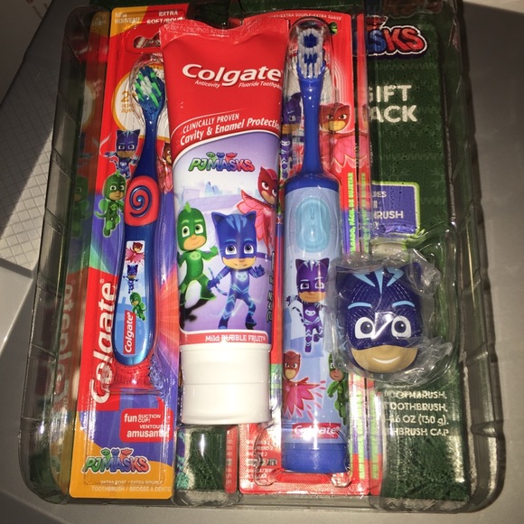 Pg Mask Toothpaste colgate | Other | Colgate 4pc Kids Pj Masks Toothbrush Hygiene Set ...